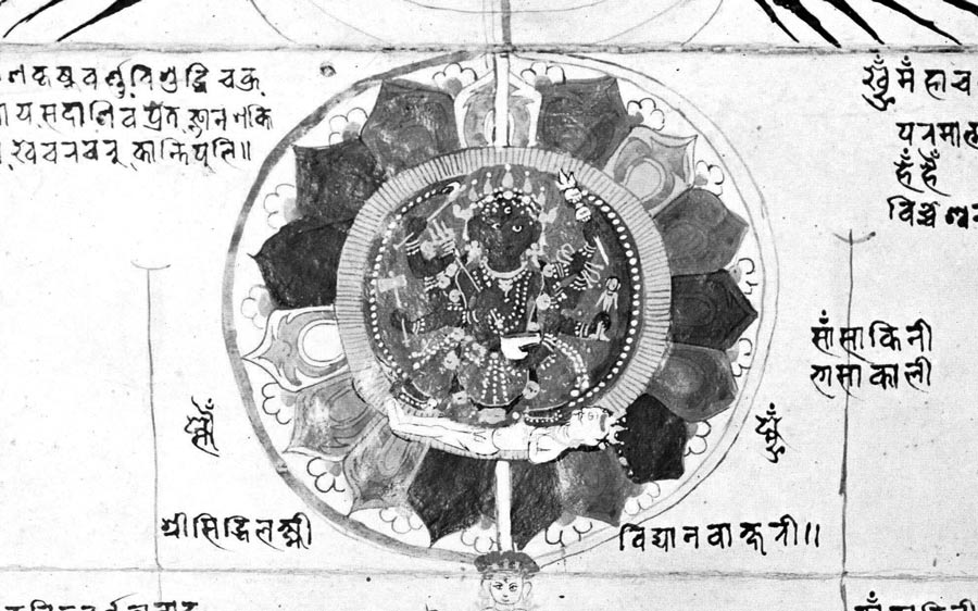Chakra d'une peinture du Rajastan