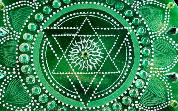 Symbole Anahata chakra