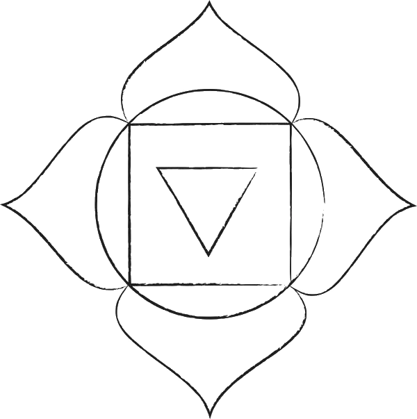 Symbole de muladhar chakra