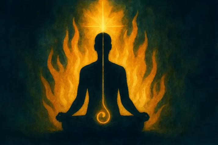 Le processus de kundalini comme un feu.