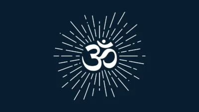 Symbole Om, composant visuel de Om Tat Sat