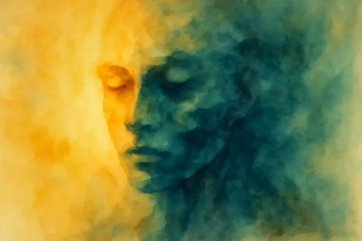 Visage en transformation.