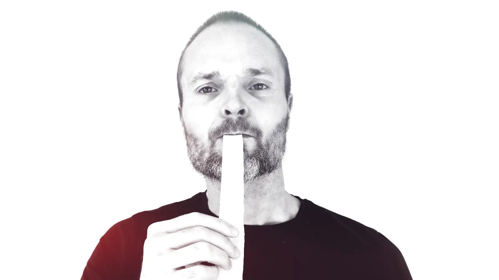 Un yogi en train de manger du coton.