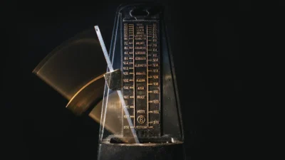 Un métronome analogue qui peut être utilisé pour compter en pranayama.