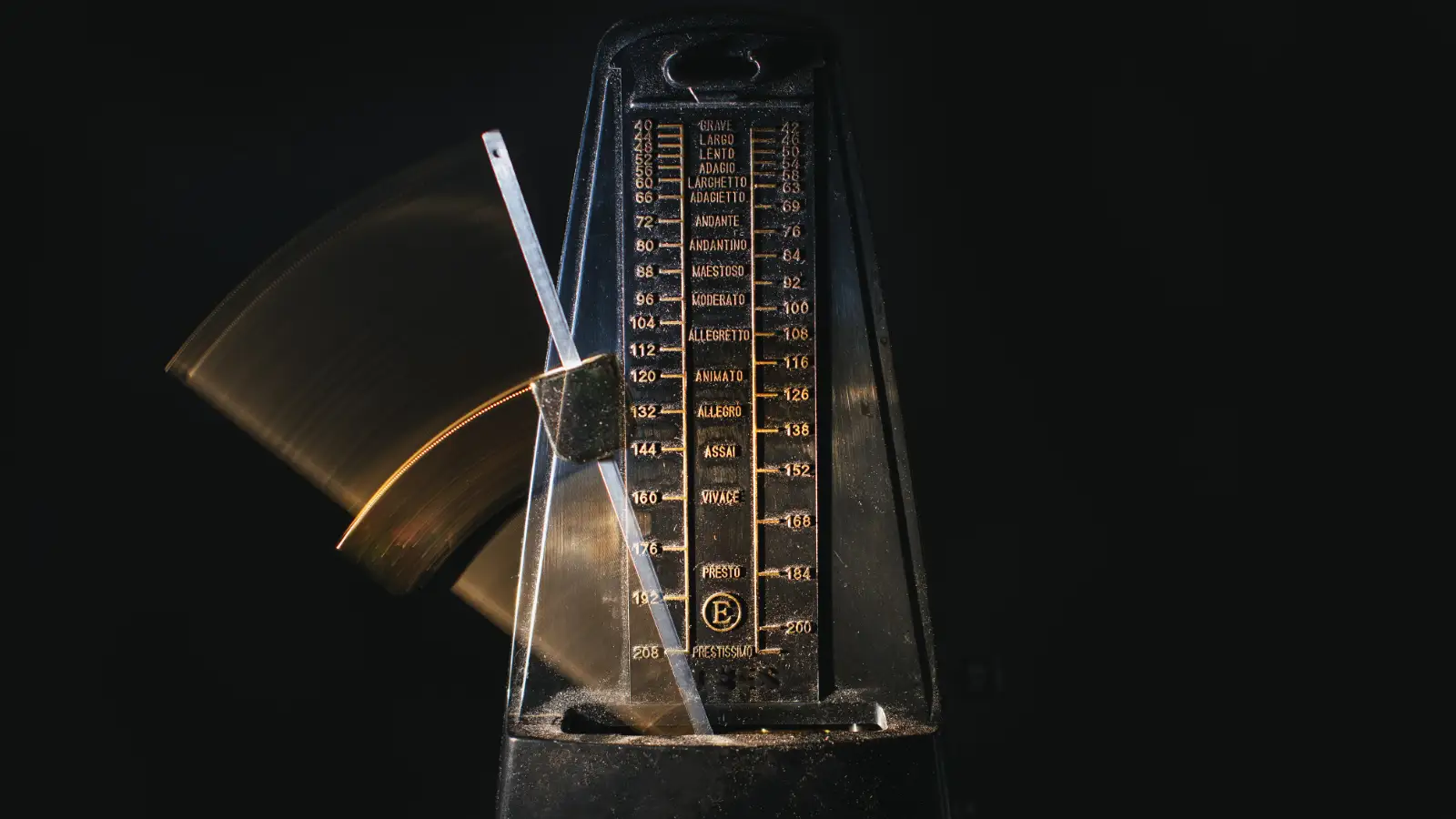 Un métronome analogue qui peut être utilisé pour compter en pranayama.